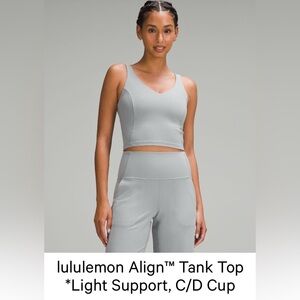 Lululemon grey align tank